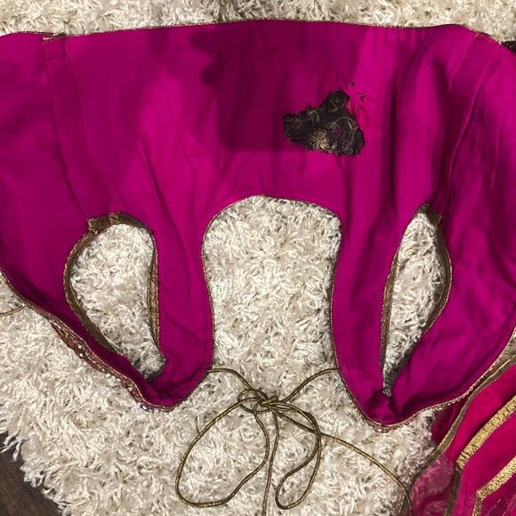 Indian Outfit - Pink Floor Length Arnakali - Picture 6 of 6